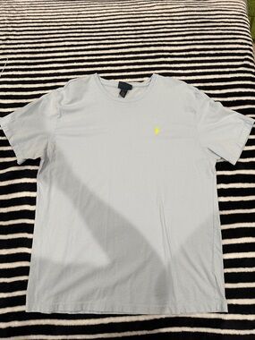 Polo by Ralph Lauren Light Blue Crewneck Tee with Yellow Pony